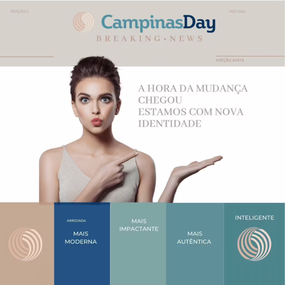 Peça de apresentação da nova identidade Campinas Day Hospital